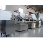 Portable FF6-1200 olive oil hair cream filling machine in Kenya