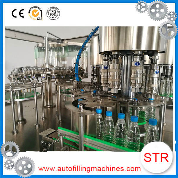 STRPACK Stainless Steel Water Production Line Shrink Packing Machine in Haiti