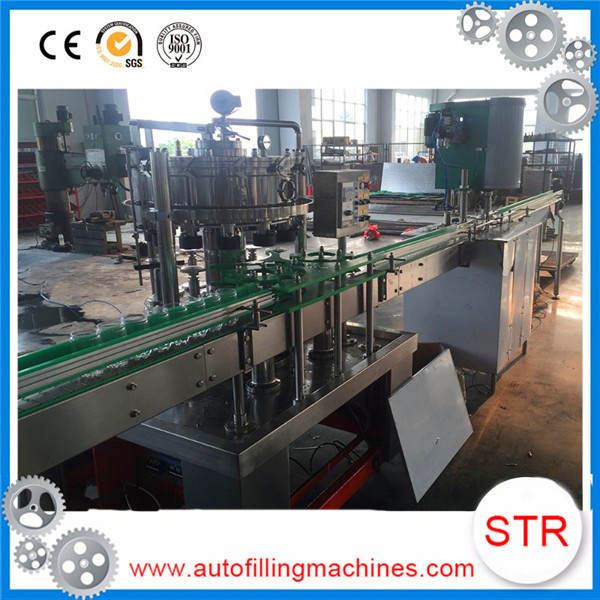 Carbonated drink balanced pressure washing filling capping machine in Argentina