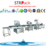 600bph 5 gallon bottle water washing-filling-capping machine -STRPACK machinery QGF-600 in Peru