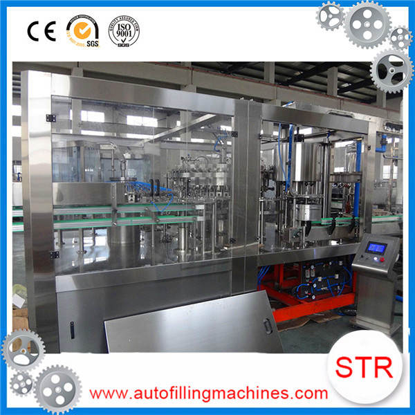 Automatic Soda Water Bottle Filling Machines Gas Filler in Mexico