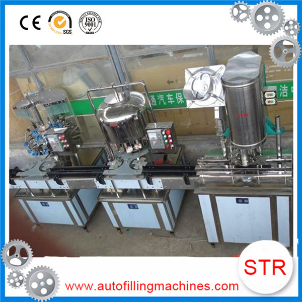 Aotomatic bottled mineral water rinsing filling capping machines